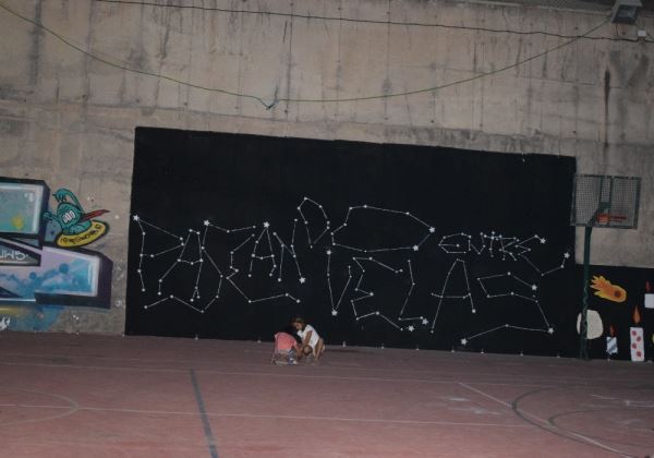 Todo a punto para el Campamento de las Estrellas en la Villa de Vícar, en el IV Paseando entre Velas