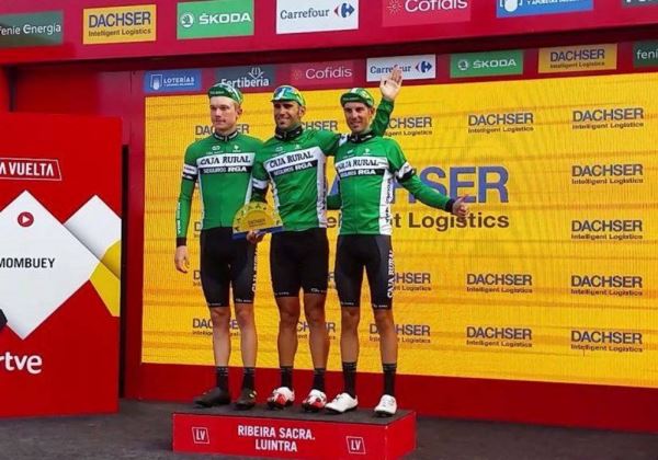 El ejidense Cristian Rodríguez sube al podio de la Vuelta Ciclista a España