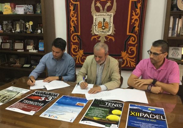 El Ayuntamiento de Vera firma con Citroën Salinas Car un acuerdo de patrocinio de eventos deportivos