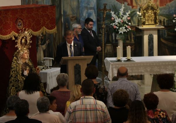 Los vecinos de Balerma rindieron homenaje a su Virgen de Los Dolores