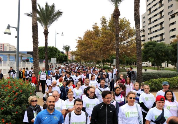 La participación masivamente de los ejidenses en la VI Ruta Urbana Saludable aporta nuevos pasos para fomentar una vida sana