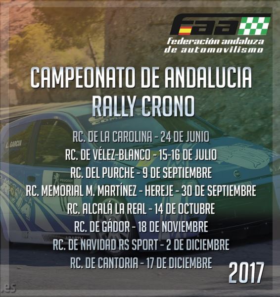 Antonio Tortosa, tercero en el I Rally Crono Alcalá La Real