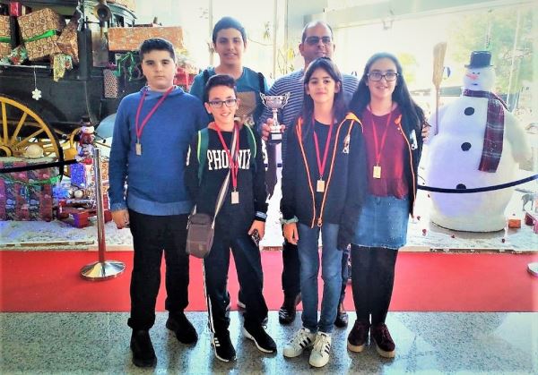 Dos roqueteros en la selección almeriense de ajedrez, cuarta clasificada en la Copa de España de clubes