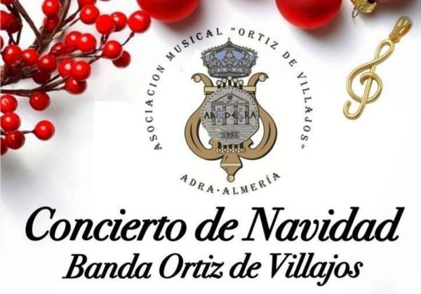 La Banda Ortiz de Villajos ofrece mañana su Concierto de Navidad en Adra