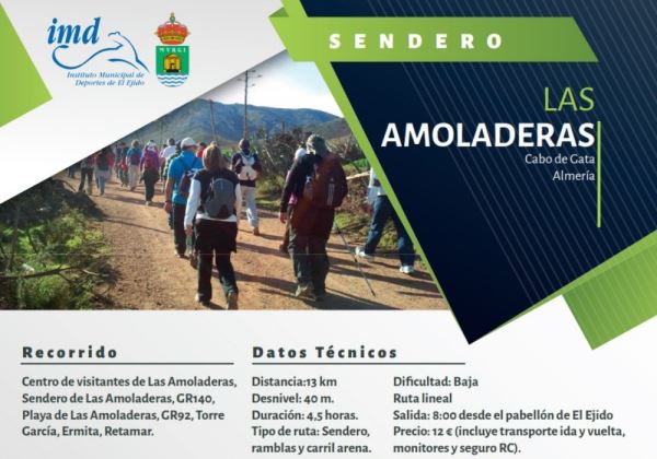 El Ayuntamiento de El Ejido arranca el año con nuevas rutas de senderismo por 'Las Amoladeras' y 'Agua Amarga - Las Negras'