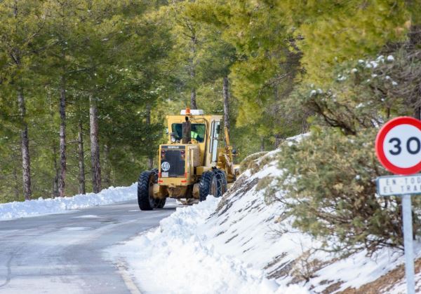 Diputación activa el protocolo invernal para el mantenimiento de la Red Provincial de Carreteras