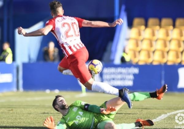 La UD Almería empata a cero con el Alcorcón y cierra la primera vuelta con 29 puntos