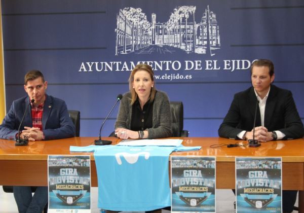 El CD El Ejido trae al municipio la gran gira Movistar Megacraks en la que participarán más de 600 escolares