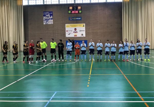 El equipo femenino de Fútbol Sala del CD El Ejido cae frente al Roldán