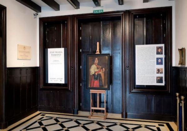 Una pintura de Tamayo Serrano es la nueva obra invitada del Museo de Arte Doña Pakyta