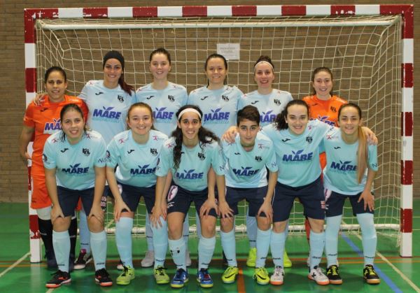 Victoria del equipo femenino de Futsal del CD El Ejido ante Atlético Huelin