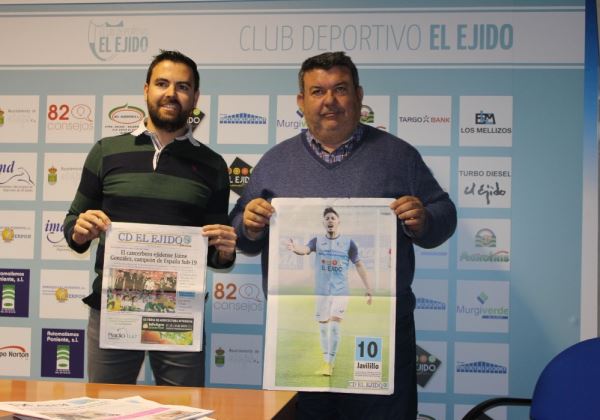 El CD El Ejido presenta su periódico a la sociedad del Poniente almeriense