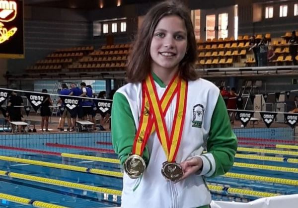 Anastasia Dmytriv brilla en el Nacional de Selecciones Autonómicas de Natación Adaptada