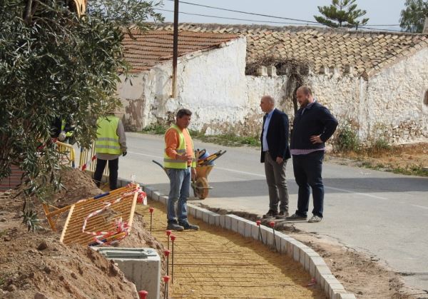 Huércal-Overa mejora la seguridad de los peatones en la pedanía de Las Labores