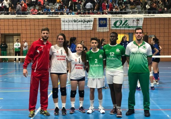 El voleibol roquetero sobresale en el Campeonato de Andalucía Cadete de Selecciones Provinciales