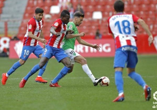 La UD Almería cae ante el Sporting de GIjón 1-0