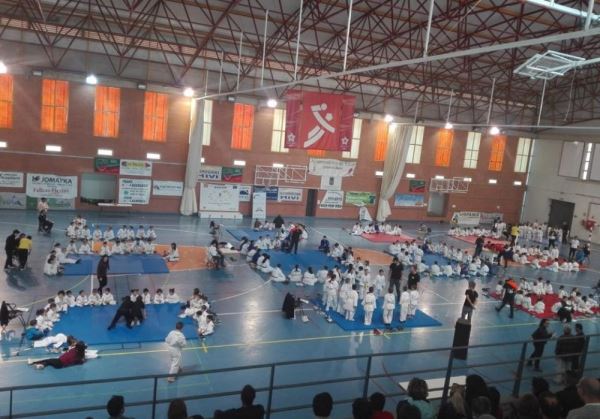Medio centenar de judocas disfrutan de la clase magistral de la gran campeona Miriam Blasco en Vícar