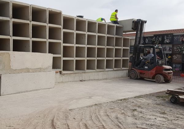 En ejecución las obras de ampliación del cementerio municipal de Adra