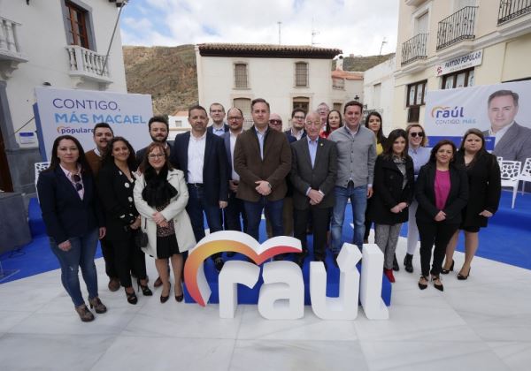 Raúl Martínez lidera por tercera vez las listas del PP por Macael