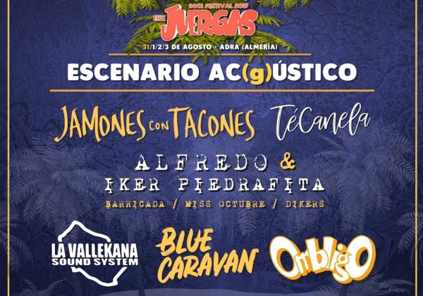 The Juerga's Rock anuncia los conciertos en Acústico para su próxima edición