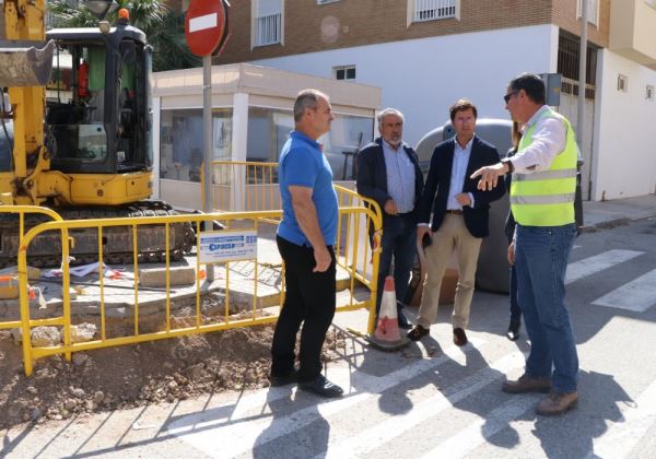 A buen ritmo los trabajos de refuerzo y ampliación de la red de pluviales de Balerma