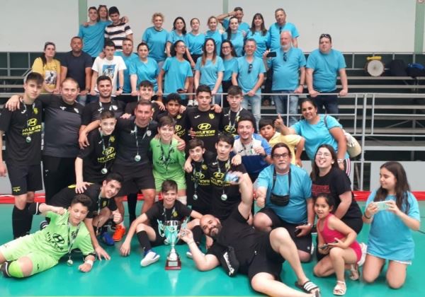 El equipo Infantil de Fútbol Sala del CD El Ejido se proclama Campeón de Andalucía