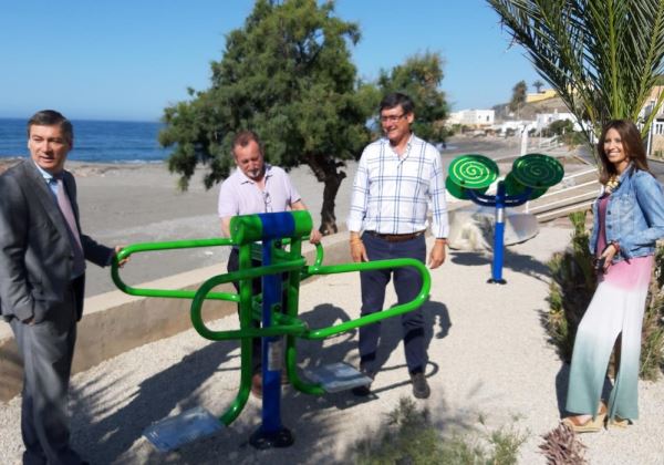 El Lance de la Virgen de Adra tiene ya su parque biosaludable