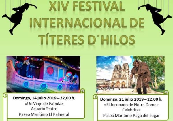 El XIV Festival Internacional de Títeres D'hilos estará presente en el verano de Adra con cinco funciones