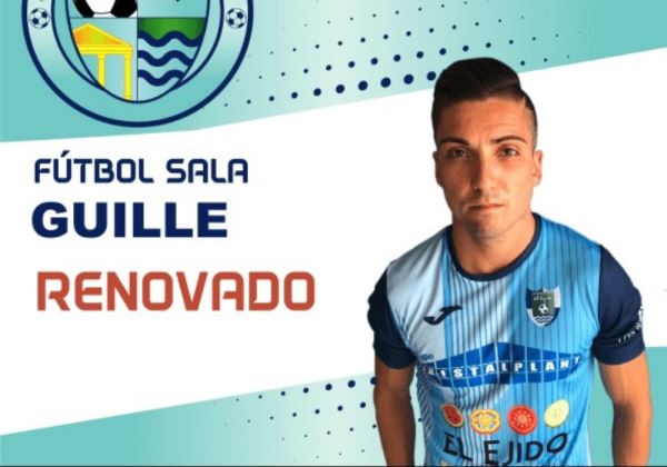 Guille renueva con el primer equipo de fútbol sala del CD El Ejido
