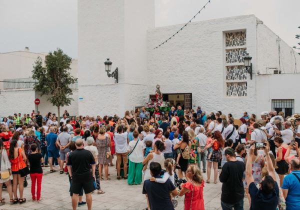 Terminan las fiestas de la Virgen del Mar en  Las Marinas de Roquetas