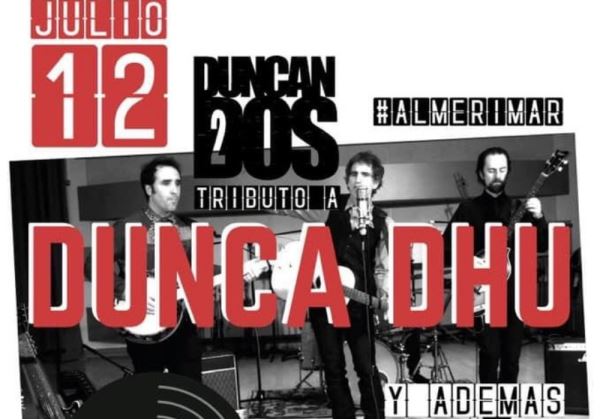 Almerimar rinde tributo a la mítica banda Duncan Dhu con un concierto gratuito en el Campo de Rugby