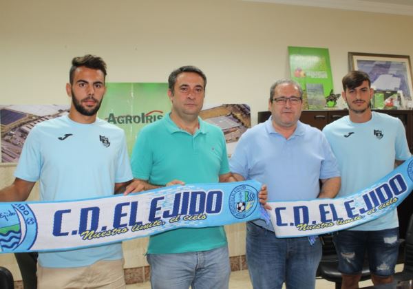 El CD El Ejido presenta oficialmente a Verdú y Mora a cuatro días del inicio liguero