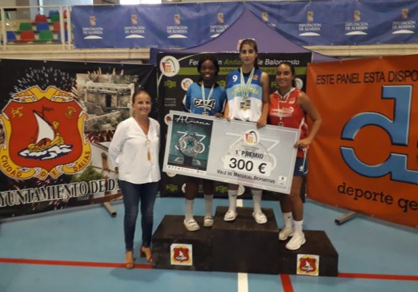 El Circuito de Baloncesto 3x3 'Costa de Almería' finaliza en Dalías con los campeones provinciales