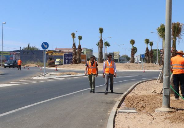 Concluye el proyecto de construcción de la rotonda en la avenida El Treinta de El Ejido