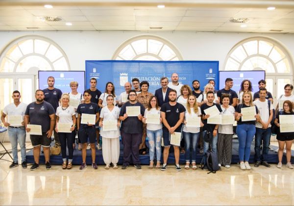 Diputación clausura la Escuela Taller 'Vivero Provincial' y el Taller de Empleo 'Residencia Asistida'