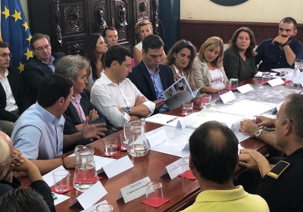 Pedro Sánchez y Juanma Moreno viajan hasta Níjar para conocer los daños del temporal