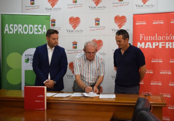 El Ayuntamiento suscribe con Mapfre y Asprodesa un nuevo convenio para la integración laboral de personas con discapacidad
