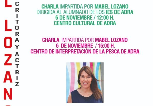 La actriz Mabel Lozano lleva a Adra una campaña de sensibilización contra la trata el 6 de noviembre