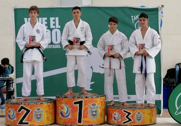 Magníficos resultados para el judo abderitano en el Trofeo Internacional de Palos de la Frontera