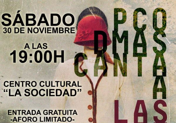 Concierto de Paco Damas en Pulpí para reivindicar el fin de la Violencia de Género