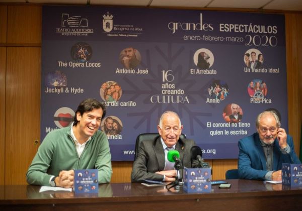 Juanjo Artero, Imanol Arias, Lolita Flores o Sergio Dalma en la programación cultural de Roquetas