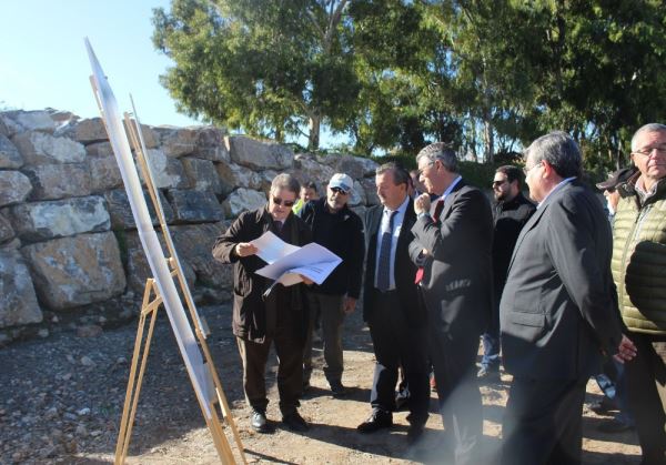 Las obras del cauce de la Rambla Nogalte de Pulpí, en su recta final