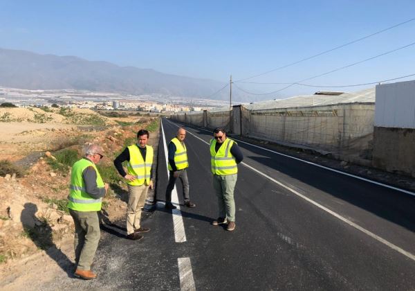 Finalizan las obras de rehabilitación estructural del Camino Aldenor en El Ejido