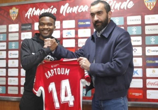 Kaptoum presentado como nuevo jugador de la UD Almería