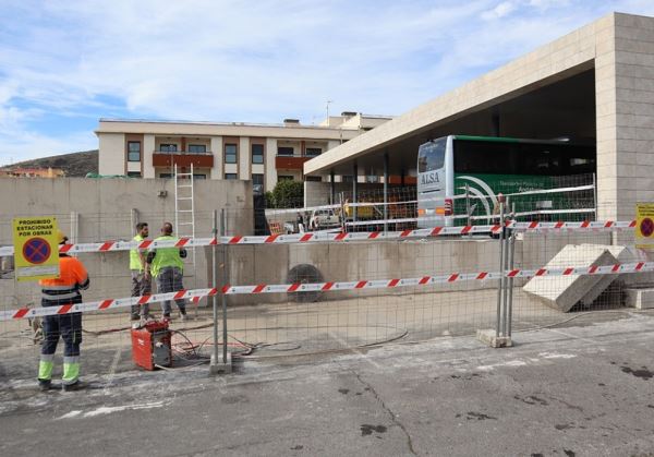 Arrancan las obras de reforma de la Estación de Autobuses de Berja