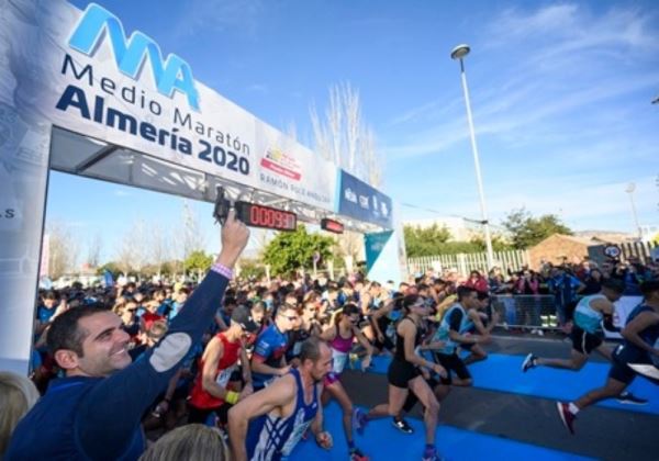 Bekele Shiferaw Agunafr y Khadija Sammah Talal ganan la 23º Medio Maratón Almería