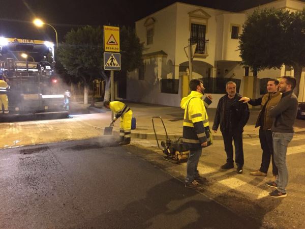 Finalizan las obras de mejora de la pavimentación en la Avenida de La Luz