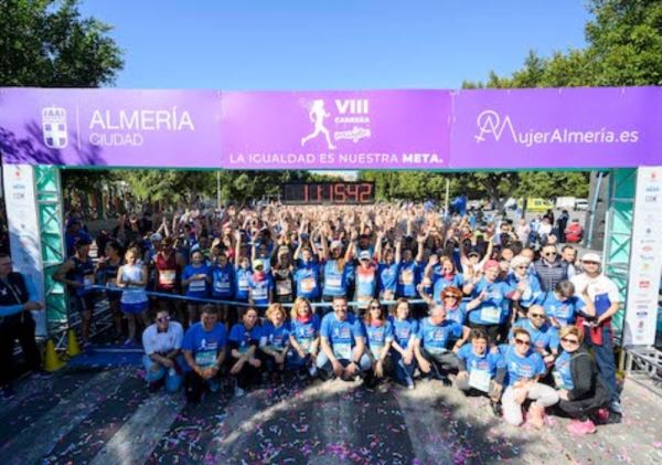 1.700 personas corren en Almería por el Día Internacional de la Mujer