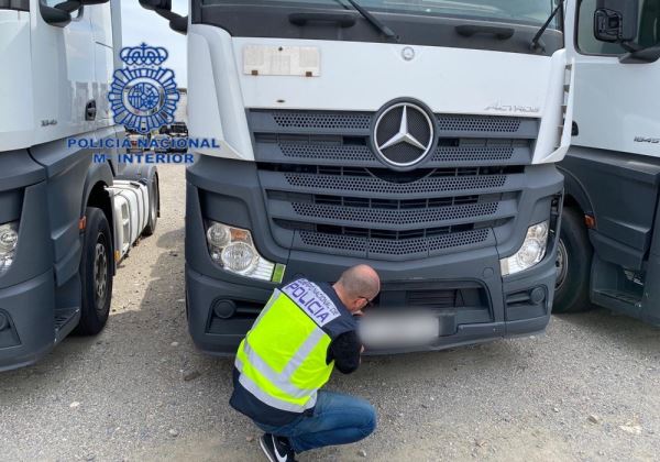 La Policía Nacional recupera 50 cabezas tractoras de camiones valoradas en 5 millones de euros