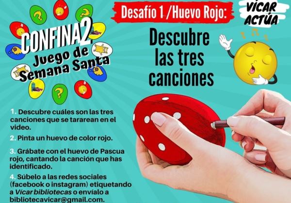 Vícar Actúa programa juegos 'On Line' para hacer más llevadero el confinamiento